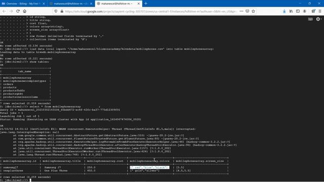 Big Data - Hive Complex Data Types Hands On смотреть онлайн