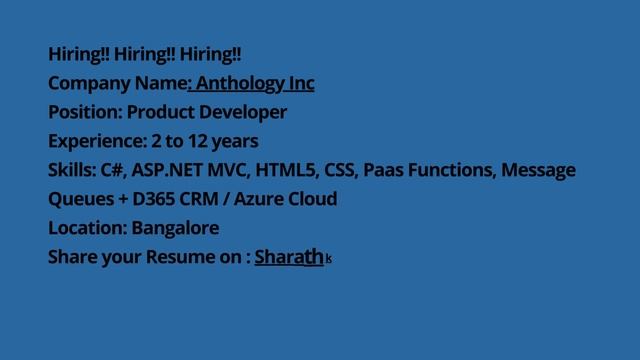 Freshers Job |Developer | Testing in Automation and manual | Web Designing | Hr Intern or trainee смотреть онлайн