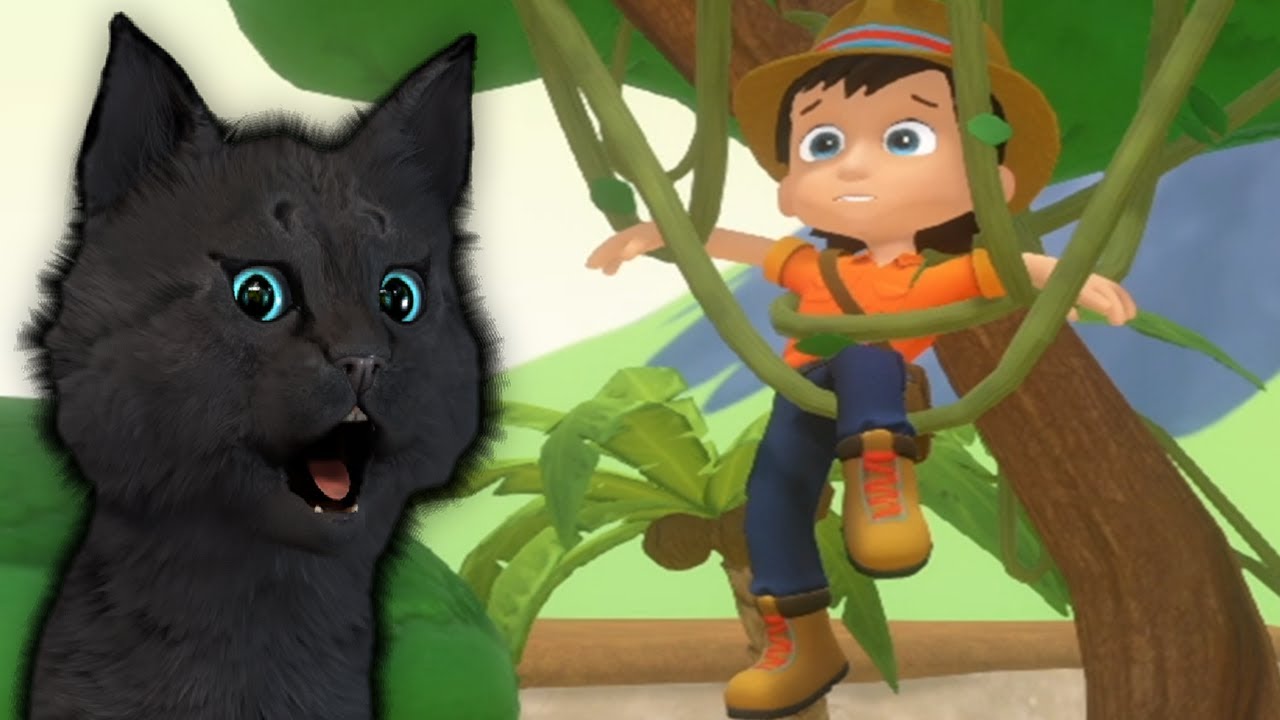 СУПЕР КОТ И СУПЕР СОБАКИ СПАСАЕМ КАРЛТОНА ЗАПУТАННОГО В ЛИАНАХ #9 ? Mighty Pups Save Adventure Bay смотреть онлайн