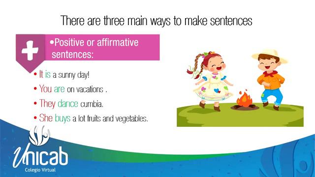 Making Sentences in Present Simple Tense. COLEGIO VIRTUAL UNICAB смотреть онлайн