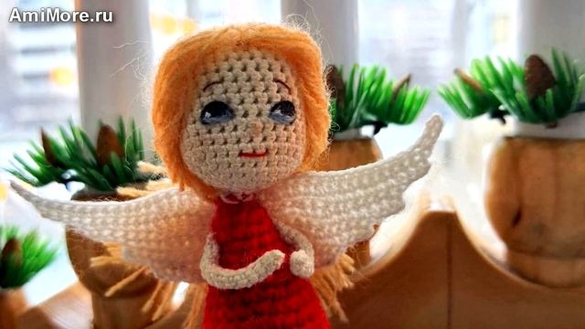 Амигуруми: схема Ангелочек. Игрушки вязаные крючком - Free crochet patterns. смотреть онлайн