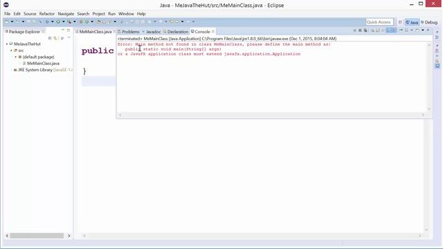Hello World Java Eclipse Program смотреть онлайн