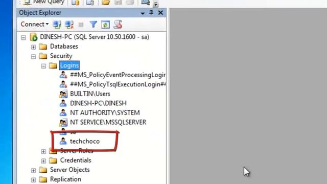 Create sql user смотреть онлайн