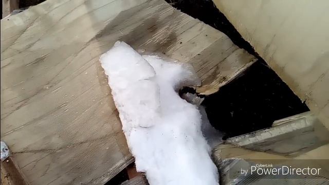 Теплица развалилась//Набираем снег в бочки// смотреть онлайн