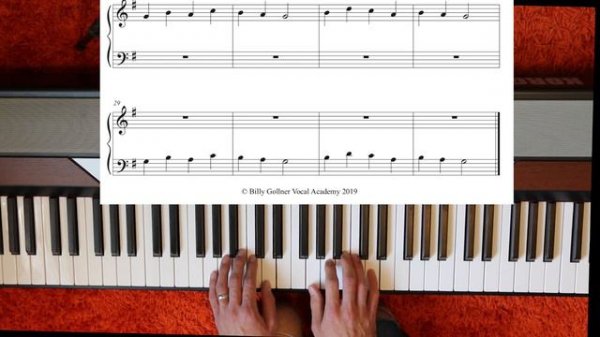 Singer's Piano Week II (Free Piano Lessons) 🎹