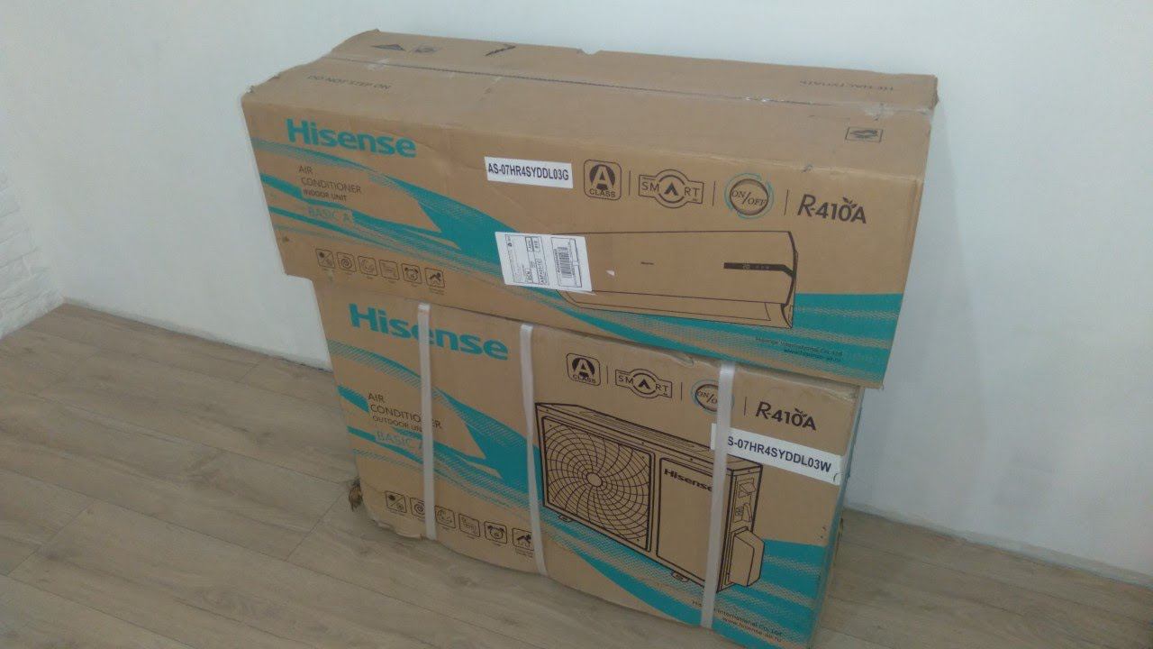 Купили сплит-систему HISENSE BASIC A AS-07HR4SYDDL03 смотреть онлайн