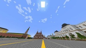 парад 9 мая в minecraft, Красная Площадь