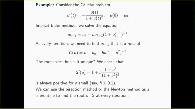 17 - Algorithmic aspects of the implicit Euler method смотреть онлайн