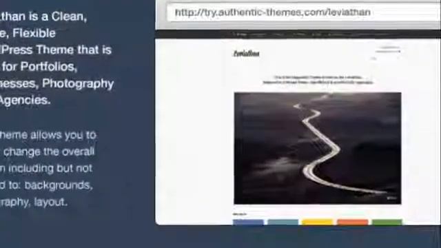 Leviathan Business & Portfolio WordPress Theme смотреть онлайн