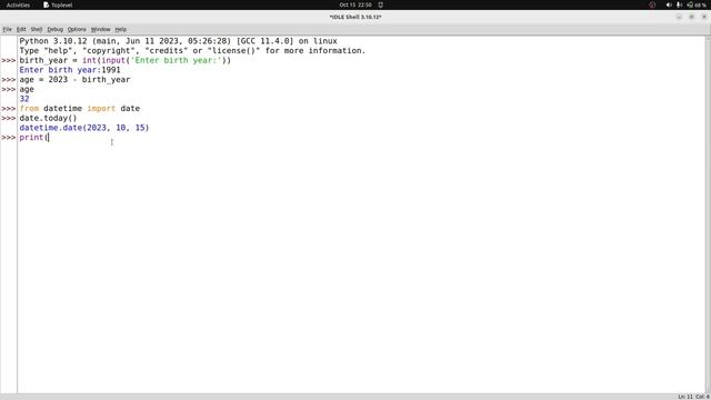 Python Program to Read Name and Birth Year of a person and Find whether Person Senior Citizen or no смотреть онлайн