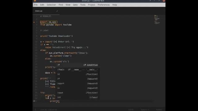 Youtube Video Downloader | Python #01 смотреть онлайн
