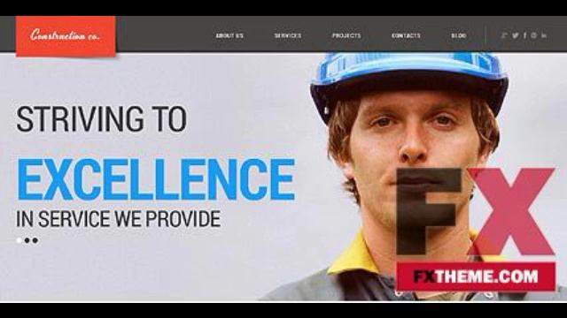 Construction Company WordPress Theme by Cerberus WordPress T by Minoru Myron смотреть онлайн