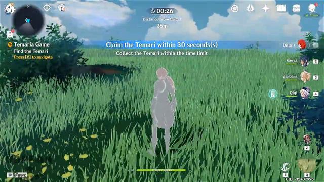 Find The Temari Quest - Kid Kujirai's Temaria Game - Genshin Impact смотреть онлайн