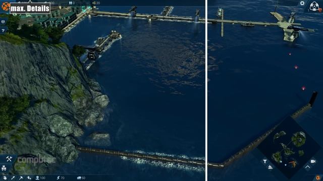 Anno 2205 | Grafikvergleich: Minimale vs. maximale Settings смотреть онлайн