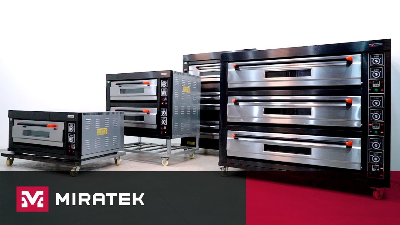 Подовые ярусные печи Miratek серии BK смотреть онлайн