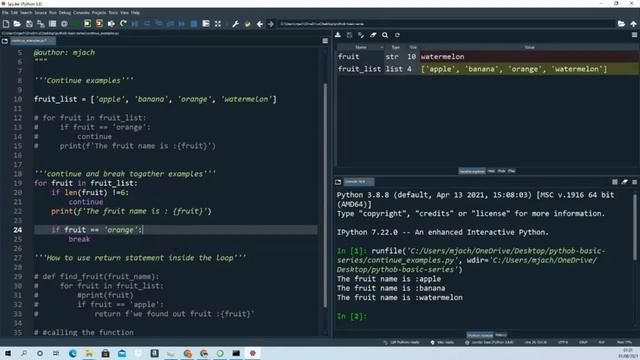 Continue In Python | How To Use Continue Statement In Python? | Learn Python