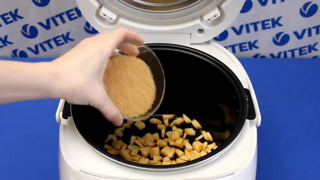 Рецепт приготовления пшеничной каши с тыквой в мультиварке VITEK VT-4217 BN смотреть онлайн