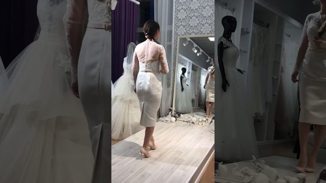 Индивидуальный пошив свадебного платья для Невесты Юлии в свадебном ателье Valentina Polli смотреть онлайн