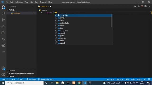 python connection mysql смотреть онлайн