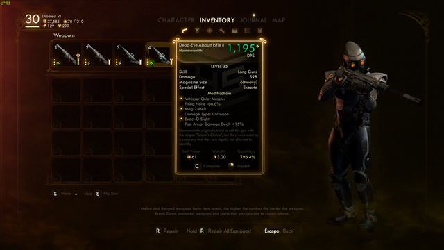 The Outer Worlds Lonewolf Sniper Build 2 0 for Supernova смотреть онлайн