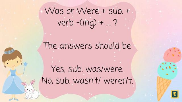 Past Continuous 3 Making questions (yes/no)&(Wh) Q. طريقة عمل السؤال بالماضي المستمر @easylearn3675 смотреть онлайн