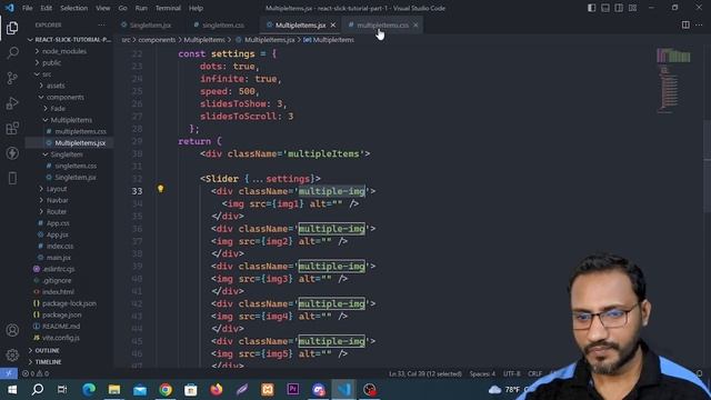 React Slick Carousel Tutorial - Part-02 | react-slick slider | react slick carousel смотреть онлайн