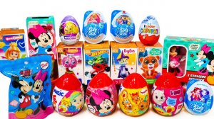 БОЛЬШОЙ Микс НОВЫХ Сюрпризов ТРИ КОТА Фиксики МИККИ МАУС Дисней ЭНЧАНТИМАЛС Cave Club