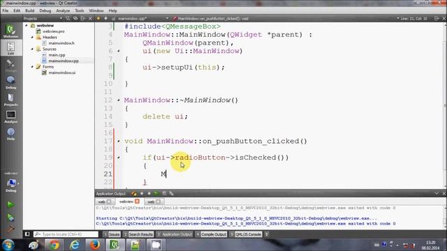 QT C++ GUI Tutorial 30- How to Use QCheckBox and QRadioButton Qt смотреть онлайн