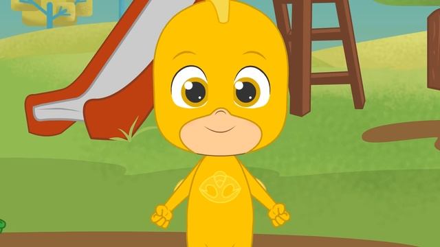 CINCO BEBES Con Gekko De Colores ?️ Canciones Infantiles Con PJ Masks | Aprender Cantando Y Bailand