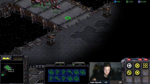 Starcraft 1 Terran Mission 10 - Wiglefish Stream Highlights смотреть онлайн