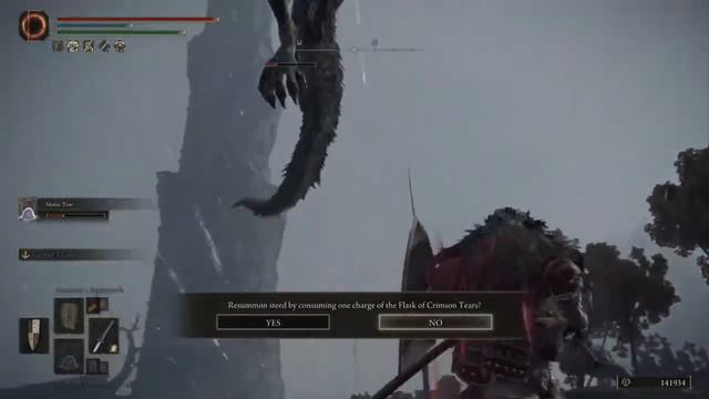 Elden ring Elder Dragon Greyoll Boss Battle смотреть онлайн