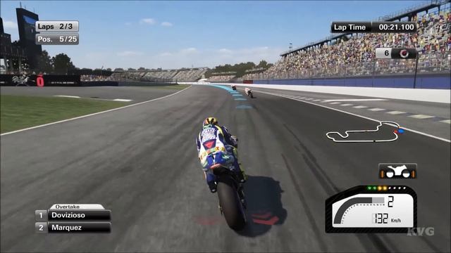 MotoGP 15 - Indianapolis Motor Speedway | USA Gameplay (PC HD) [1080p] смотреть онлайн