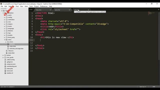 Codeigniter 3 Tutorial 6 Views (हिन्दी) смотреть онлайн