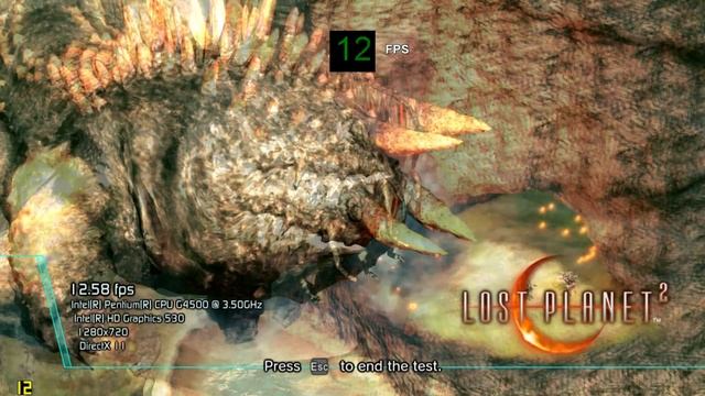 Intel HD Graphics 530 Intel Pentium G4500 Lost Planet 2 Benchmark смотреть онлайн