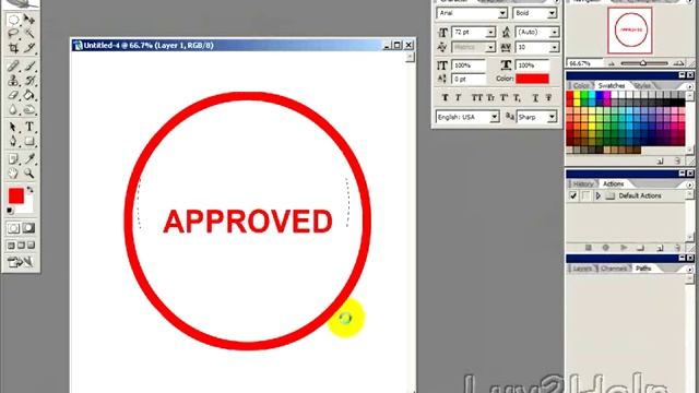 Creating Stamps With Photoshop смотреть онлайн