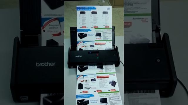 Brother ADS-1100W speed test смотреть онлайн