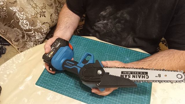 Аккумуляторная цепная пила CHAIN SAW с 8" шиной , это не пила, а помощница . смотреть онлайн