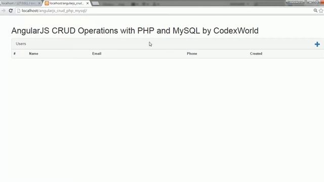 AngularJS CRUD Operations with PHP and MySQL смотреть онлайн
