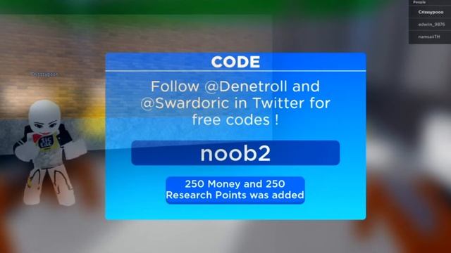 ROBLOX Noob Army Tycoon Codes 2021 MAY *WORKING* смотреть онлайн