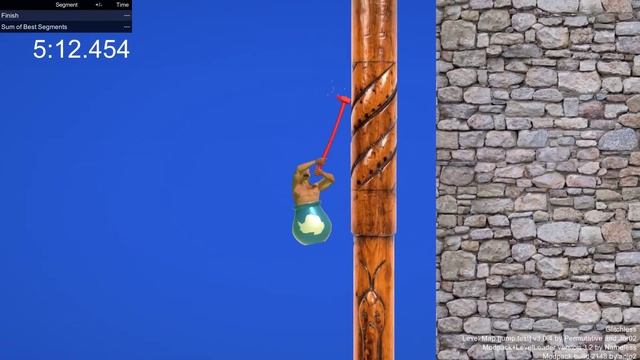 Getting Over It - Jump Test Map in 10:23.211 смотреть онлайн