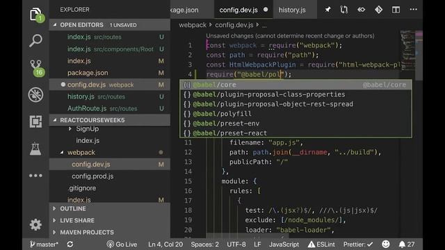 Week8 : React Part 3/9 смотреть онлайн