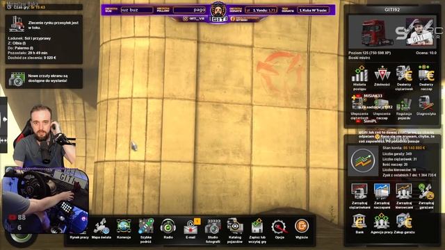 CHŁOP CO CIĘŻARÓWKĄ JEŹDZI - ETS2 | PL | смотреть онлайн