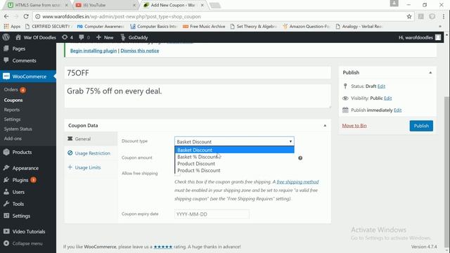 HOW TO MAKE COUPON CODES FOR YOUR ECOMMERCE WORDPRESS WEBSITE смотреть онлайн