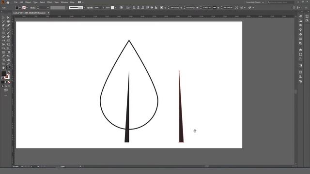 How To Create Leaf in Adobe Illustrator Tutorial For Beginners