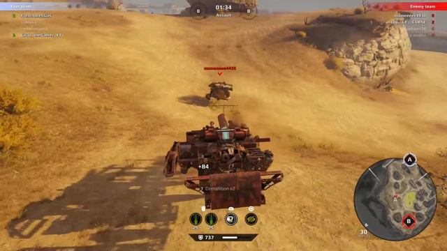 SAGA vs TPFF Crossout Clan battles смотреть онлайн