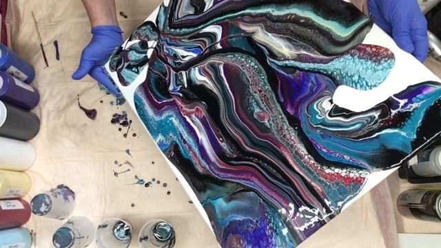 (207) 4 Dirty Pour Cups Acrylic Pouring смотреть онлайн