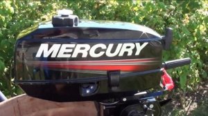 Лодочный мотор Меркурий 2,5. Первый запуск. Обкатка.