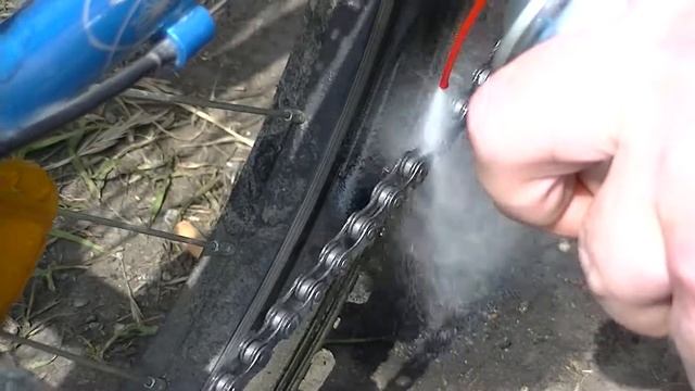 Как смазать цепь велосипеда смотреть онлайн