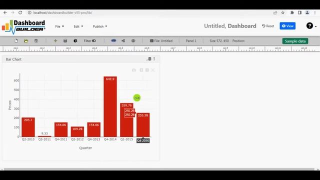 Create a dashboard in PHP, MySQL without writing a single line of code using Dashboard Builder 5.5. смотреть онлайн