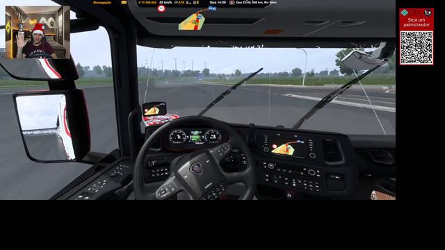 Live Especial de Natal #aovivo - Ets2 Mod Neve смотреть онлайн